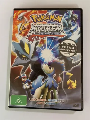 Pokemon the Movie: Kyurem vs. the Sword of Justice (DVD, 2012) Anime Region 4