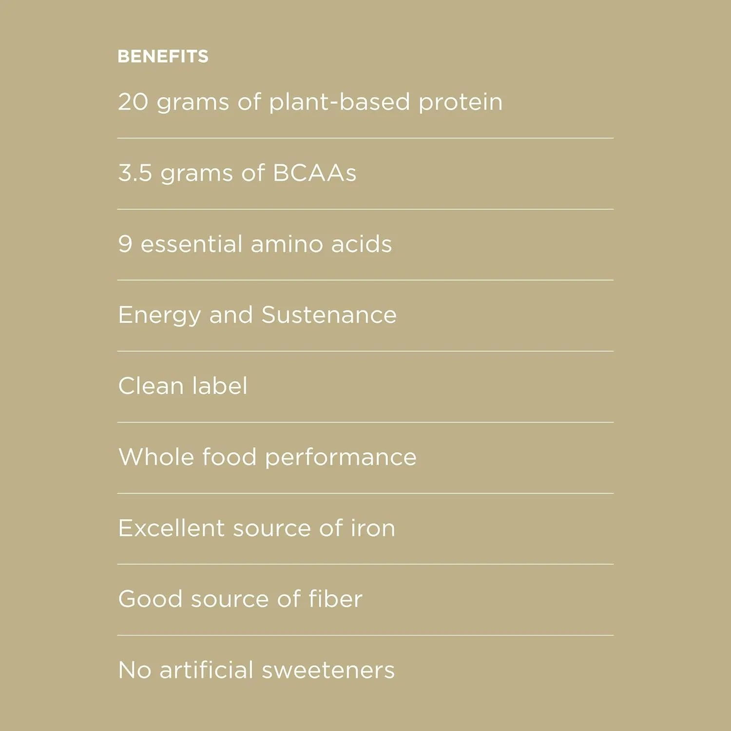 Possible Protein Powder Vanilla Bean - 20g of Vegan, Plant-Based Protein Mix - Non-GMO, Non-Dairy, Gluten-Free - 3.5g of BCAAs - 9 Essential Amino Acids - 30-Day Supply - 2 Bag, 30 Servings