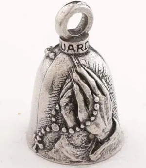 Praying Hands Guardian Bell Good Luck Motorcycle Bell or Key Ring