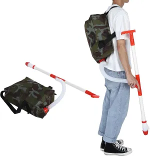 Professional Handheld Manual Fertilizer Spreader Fertilizing Tool, Adjustable Fertilizer Spreader with Bag for Corn Vegetables Fruit Trees Comfortable Shoulder Strap Used for
