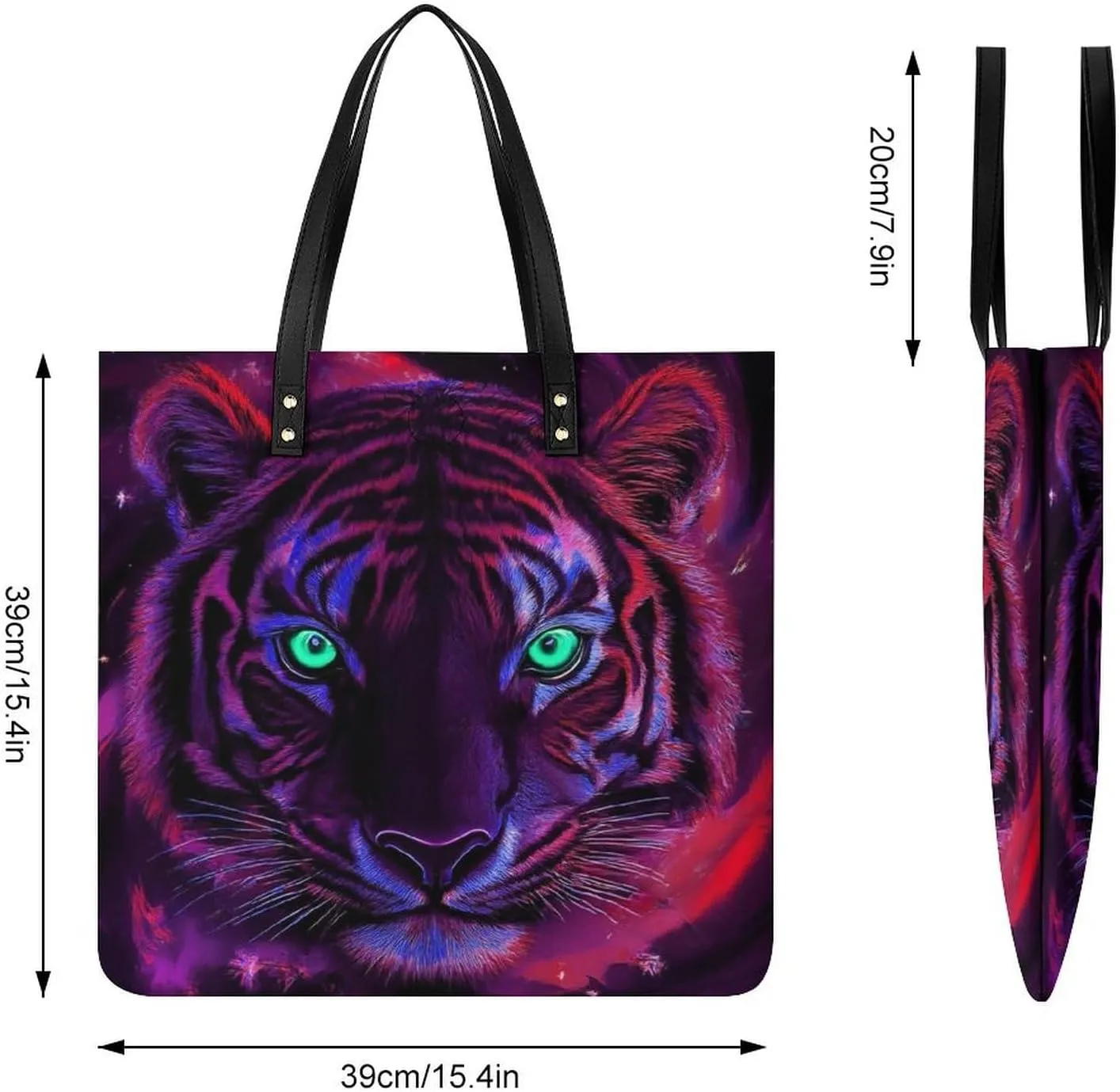 Pu Leather Tote Bag for Women Work Shoulder Bags Purses Handbags