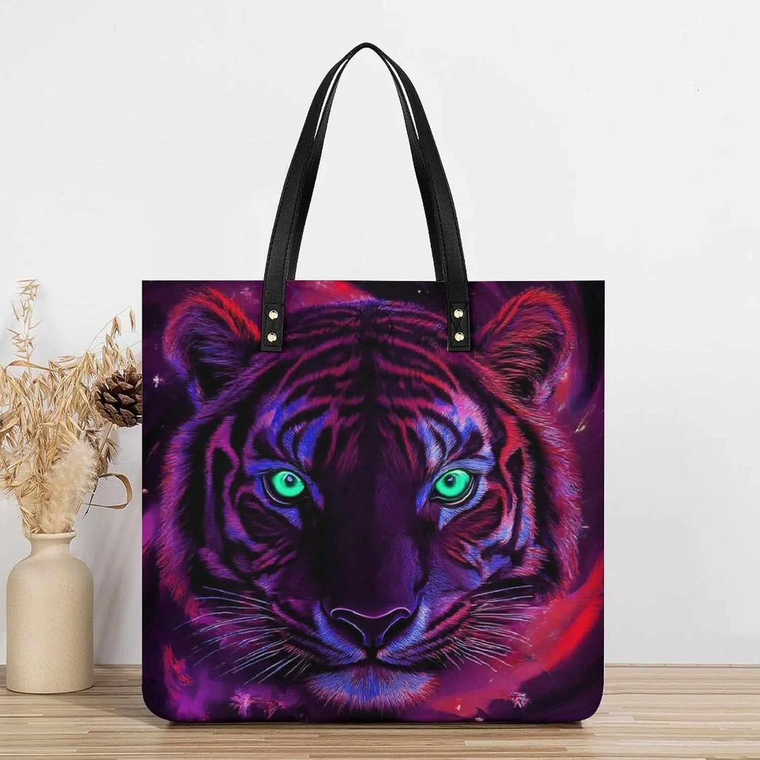 Pu Leather Tote Bag for Women Work Shoulder Bags Purses Handbags