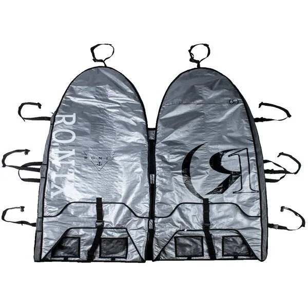 Ronix Bimini Top - 4pc Surf Board Rack - Heather Grey / Orange