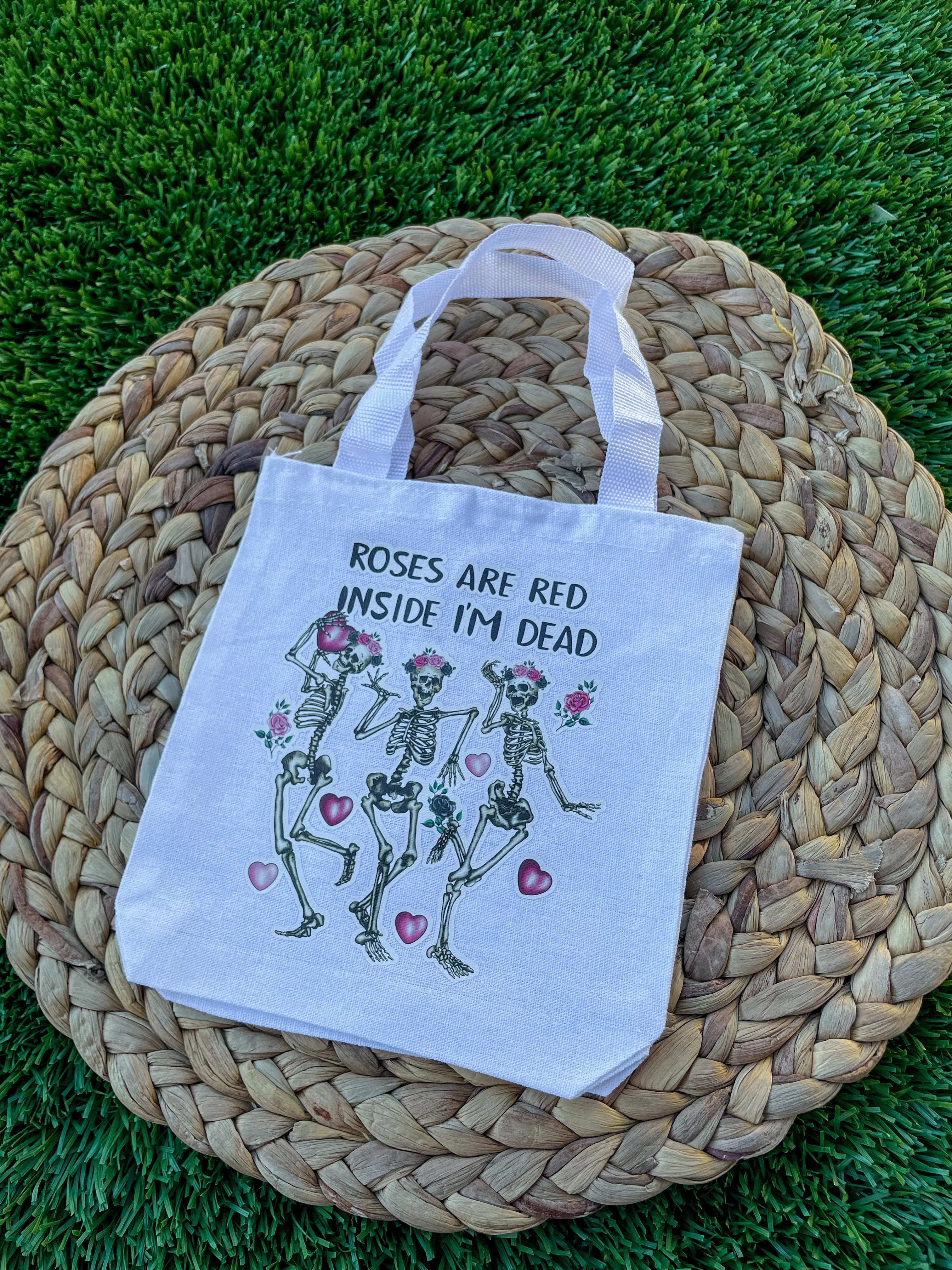 Roses Are Red Mini Tote
