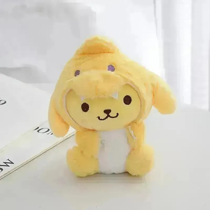 Sanrio Hooded Characters Plush Keychain