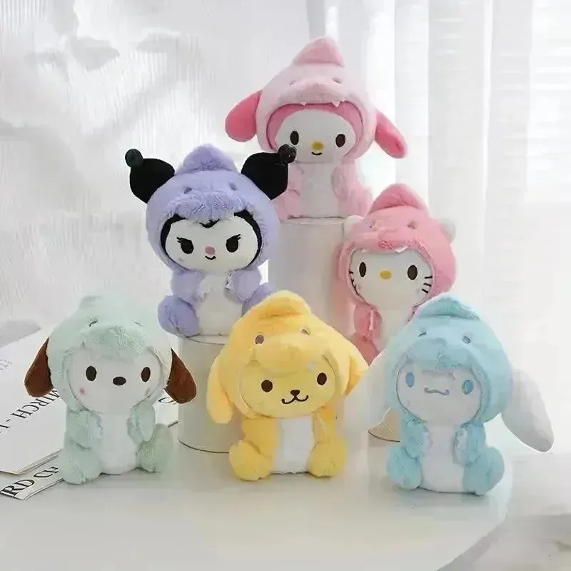Sanrio Hooded Characters Plush Keychain