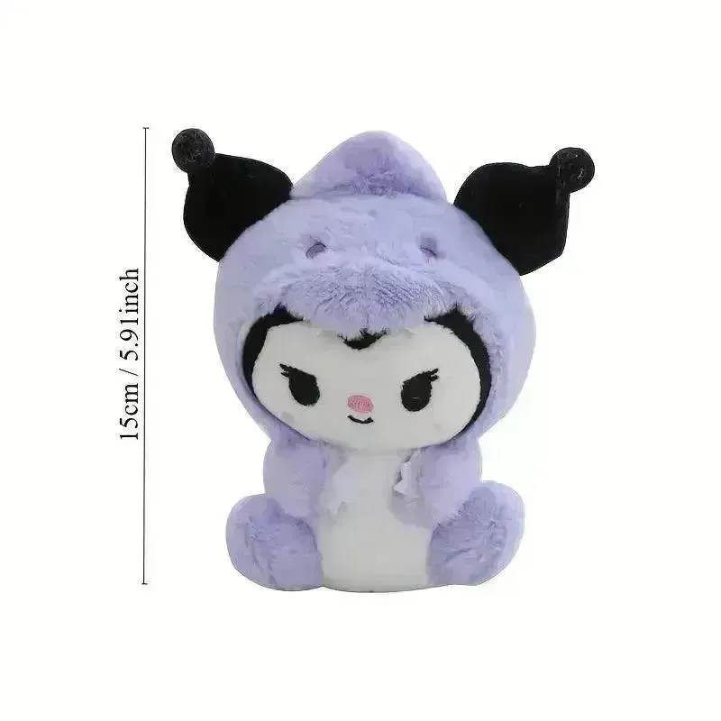 Sanrio Hooded Characters Plush Keychain
