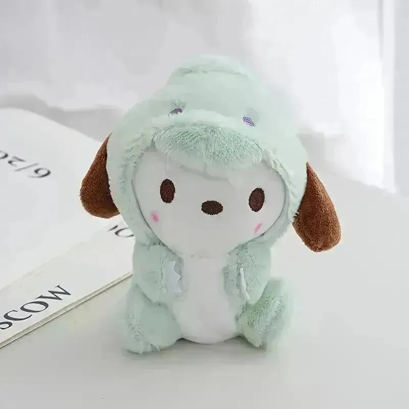Sanrio Hooded Characters Plush Keychain