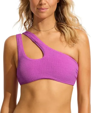 Seafolly Women's Bandeau One Shoulder Bikini Top Swimsuit