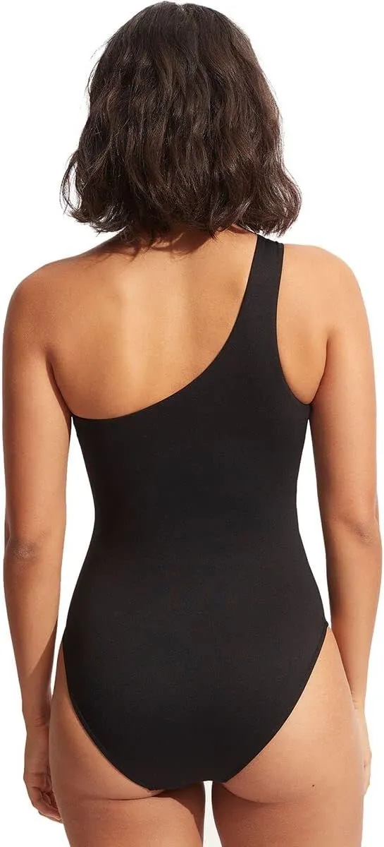 Seafolly Women's Shoulder Cut Out One Piece Swimsuit
