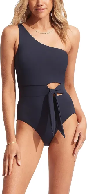 Seafolly Women's Shoulder One Piece Swimsuit
