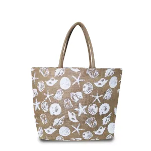 SEASHORE SPLENDOUR JUTE BAG