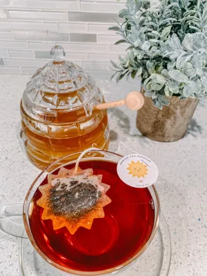 Sending Sunshine Shaped Tea Bag