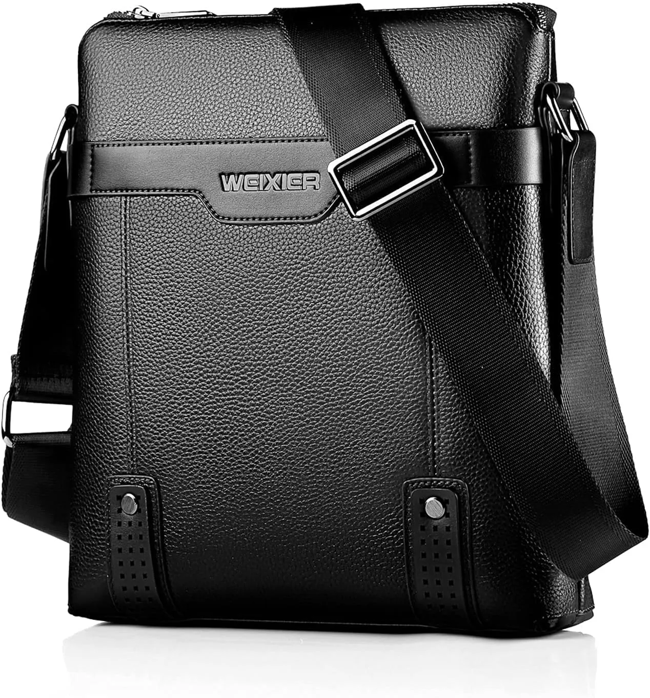 Shoulder Leather Bag Messenger Pack for Men Travel Business Work Casual Day CrossBody Handbag Bag Men's Gift