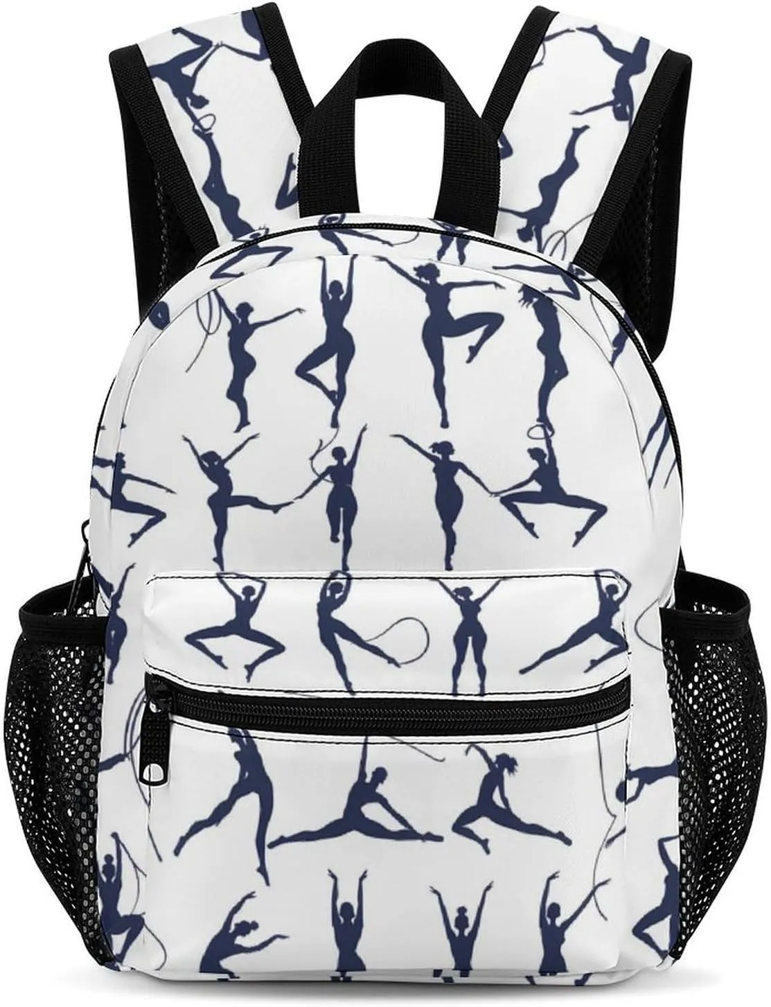 Silhouettes Rhythmic Gymnastics Backpack Cute Laptop Bag Mini Shoulder Bags Travel Casual Daypacks 13 Inch