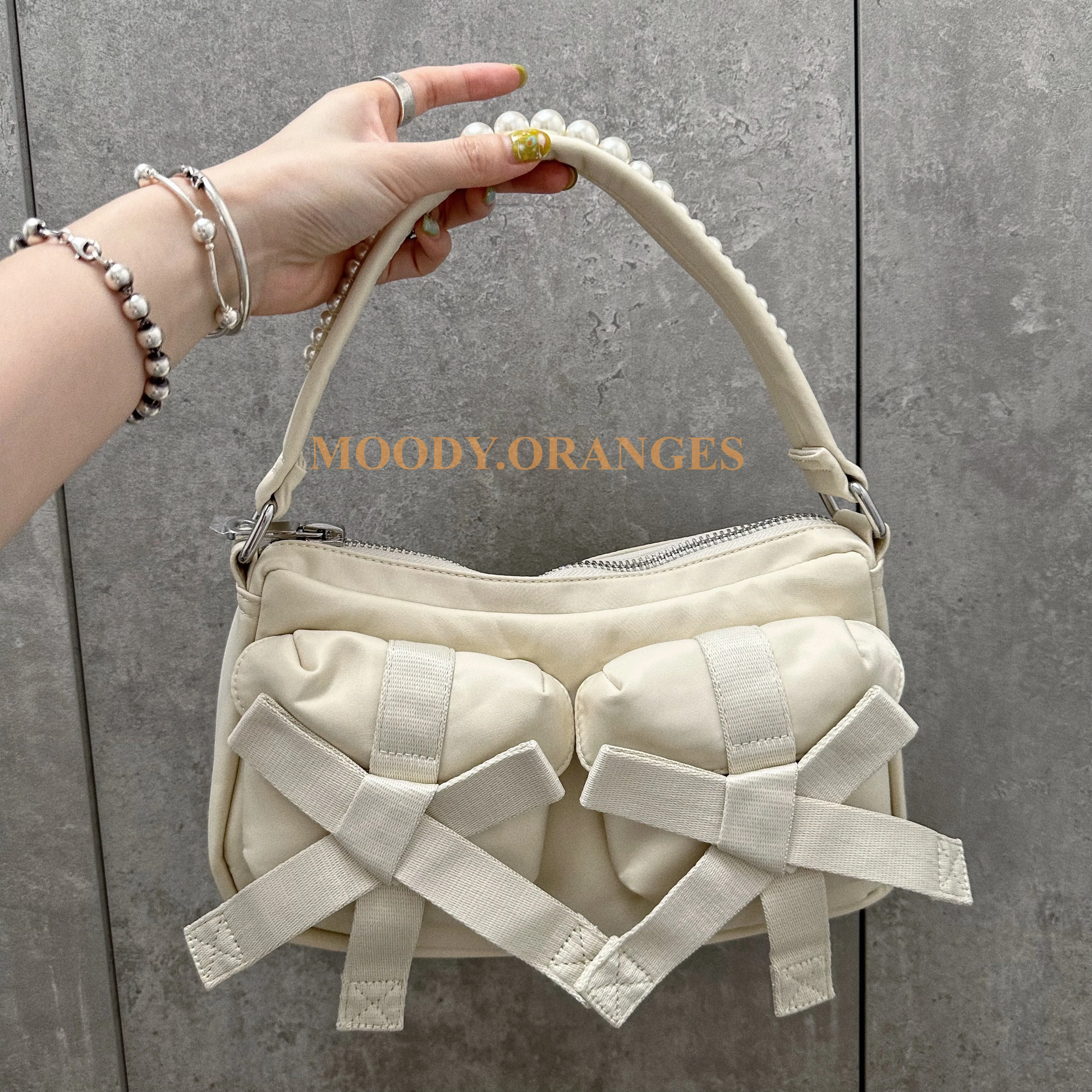 Simone Rocha Black Classic Bow shoulder bag