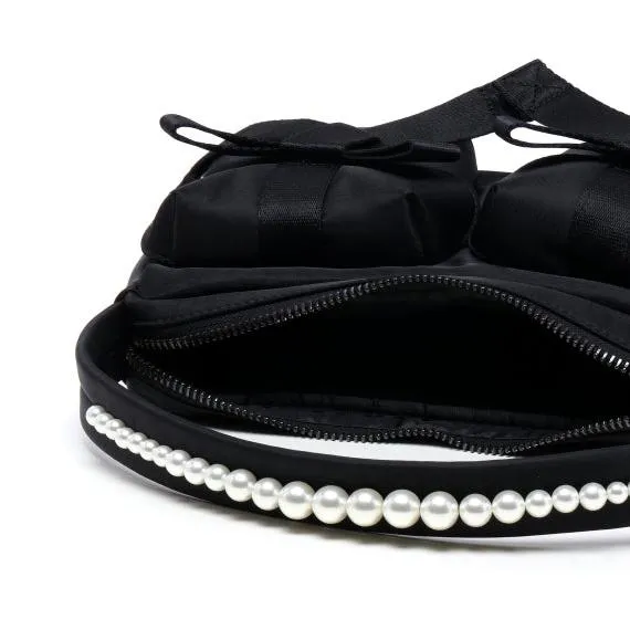 Simone Rocha Black Classic Bow shoulder bag