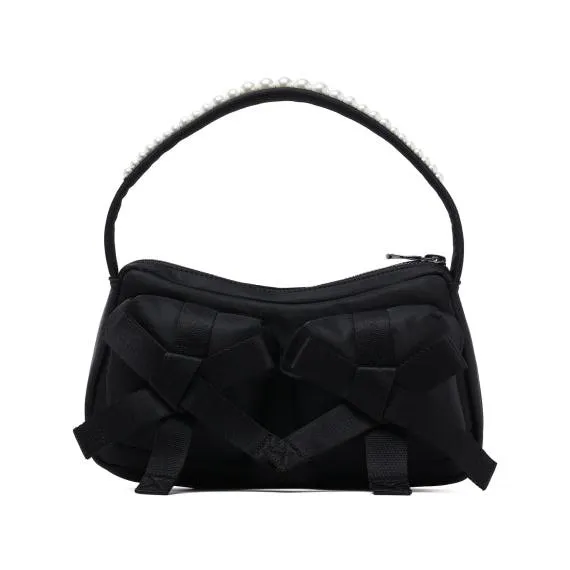 Simone Rocha Black Classic Bow shoulder bag