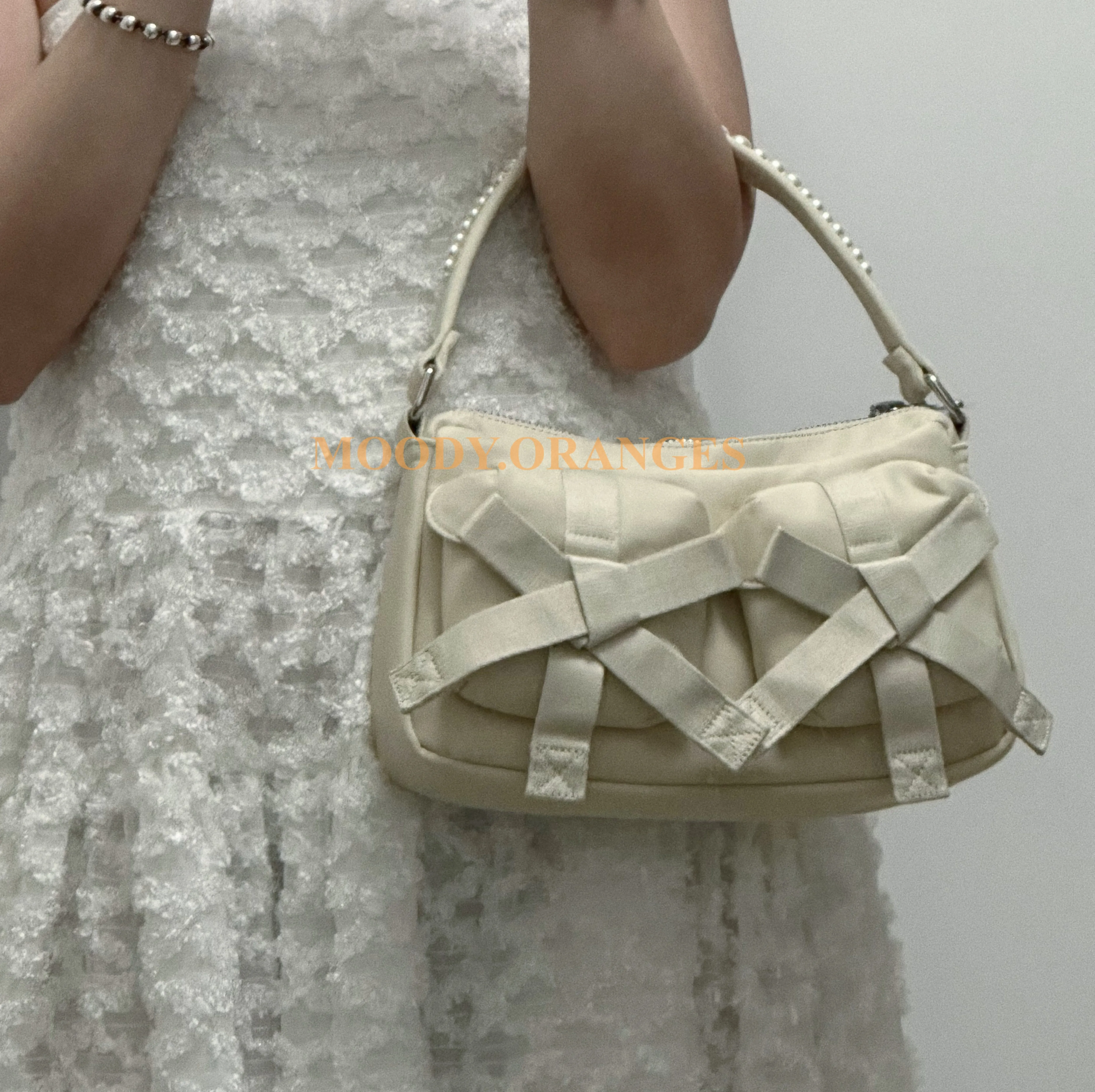 Simone Rocha Black Classic Bow shoulder bag