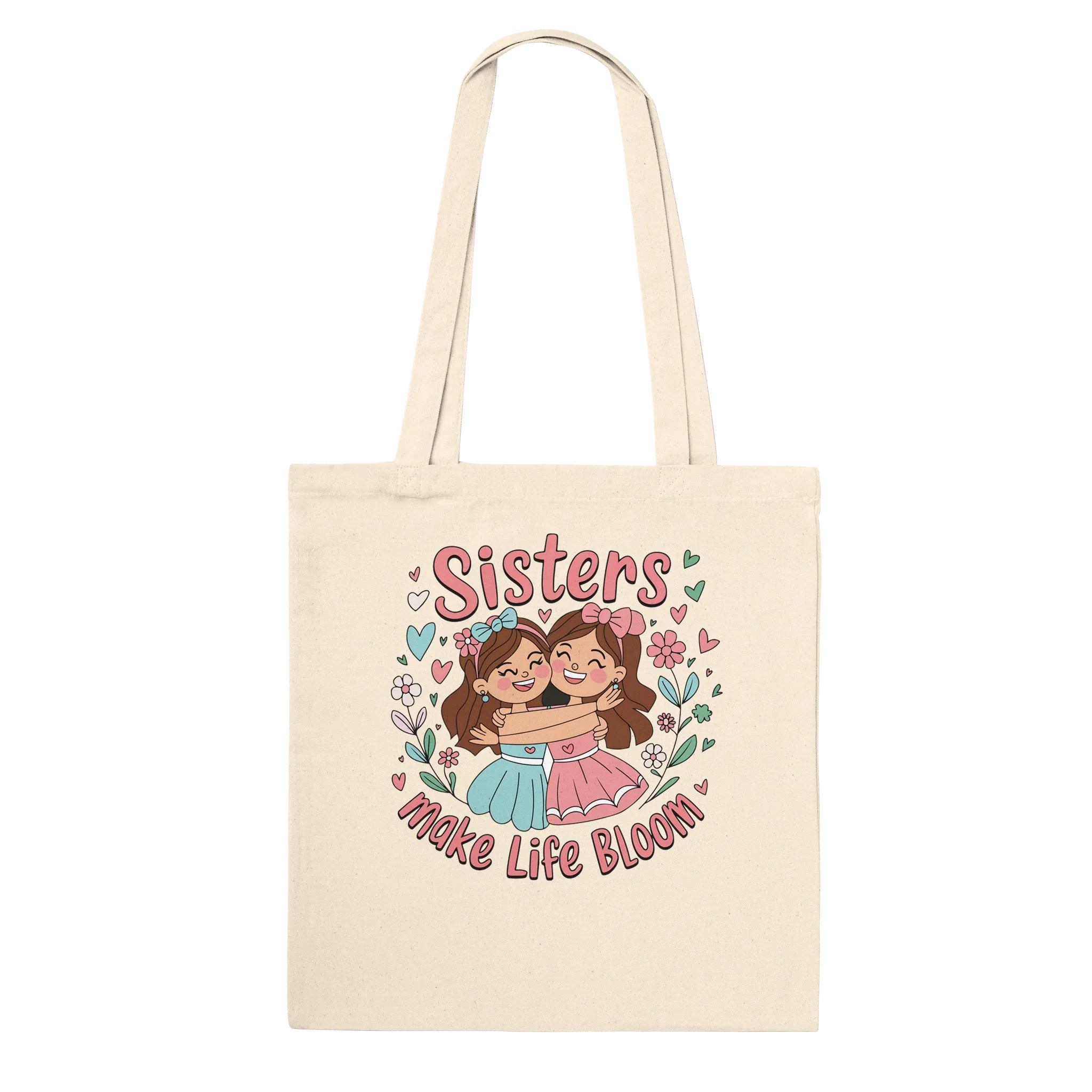 Sisterly Love Blossoms - Charming Floral Tote