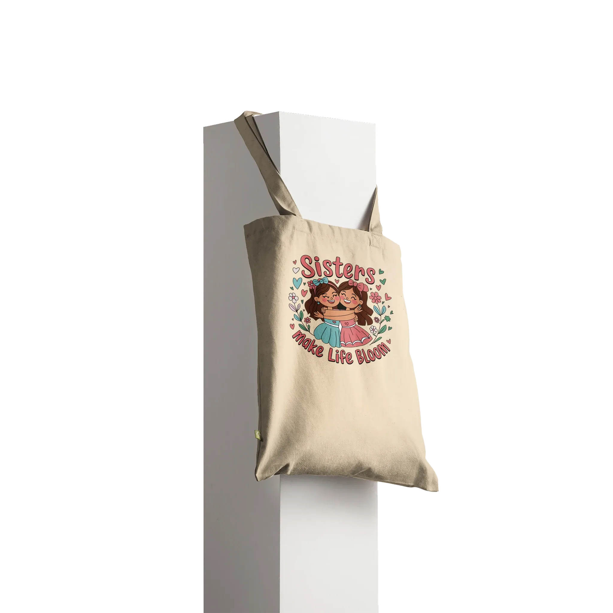 Sisterly Love Blossoms - Charming Floral Tote