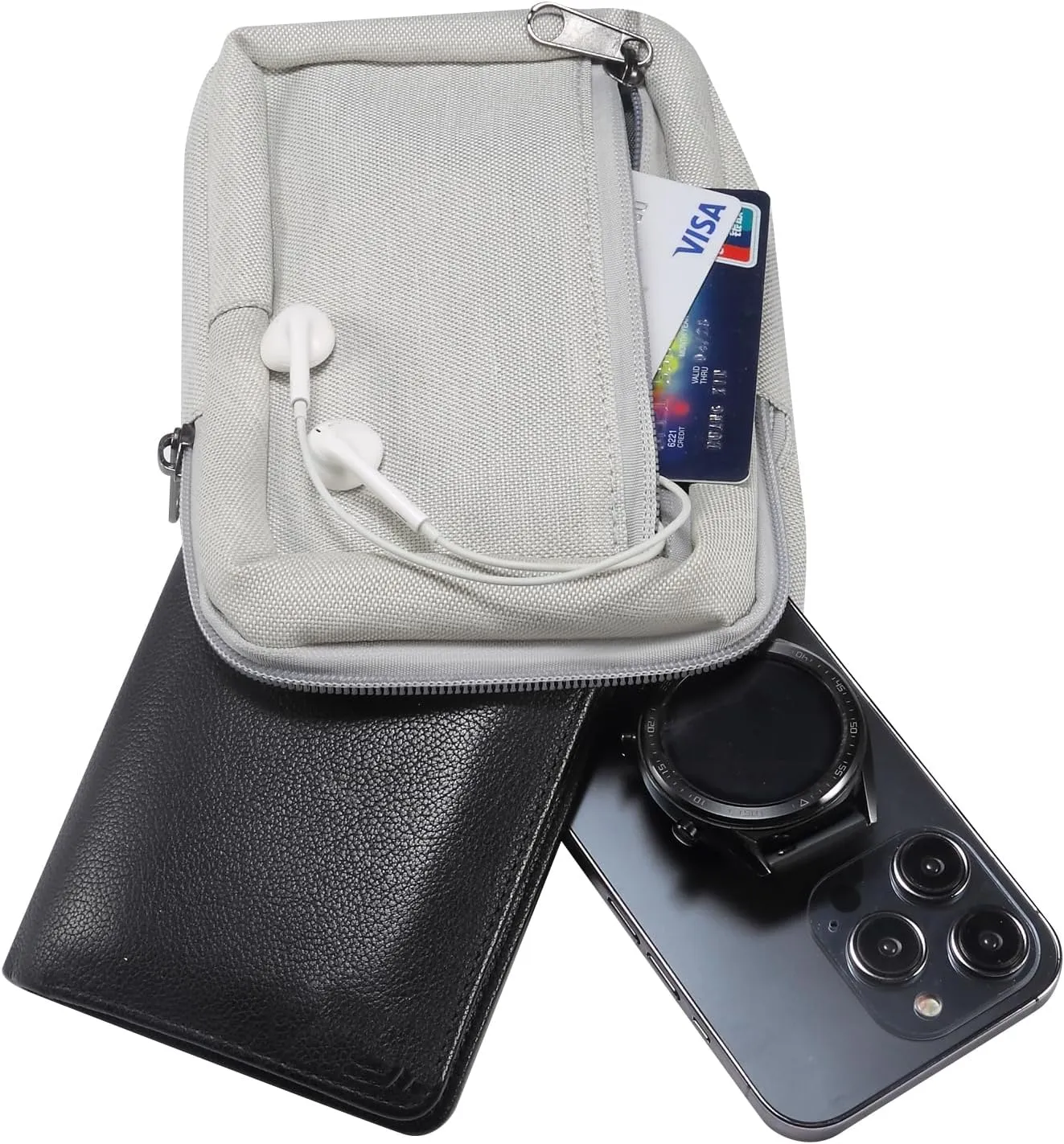 Sling Bag Crossbody, Waterproof Chest Bag for Men and Women, Crossbody Wallet Shoulder Bag for Outdoor