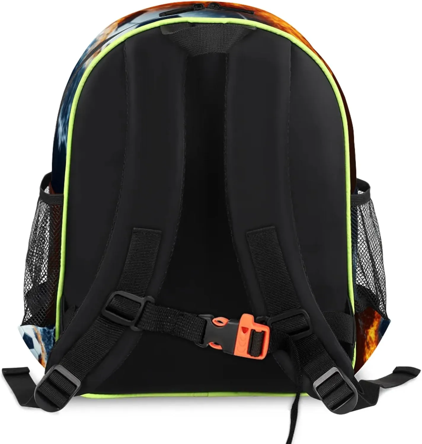 Soccer Custom Backpack with Name Cute Personalized Small Shoulder Bag Waterproof Travel Casual Backpack with Chest Strap 14.2in
