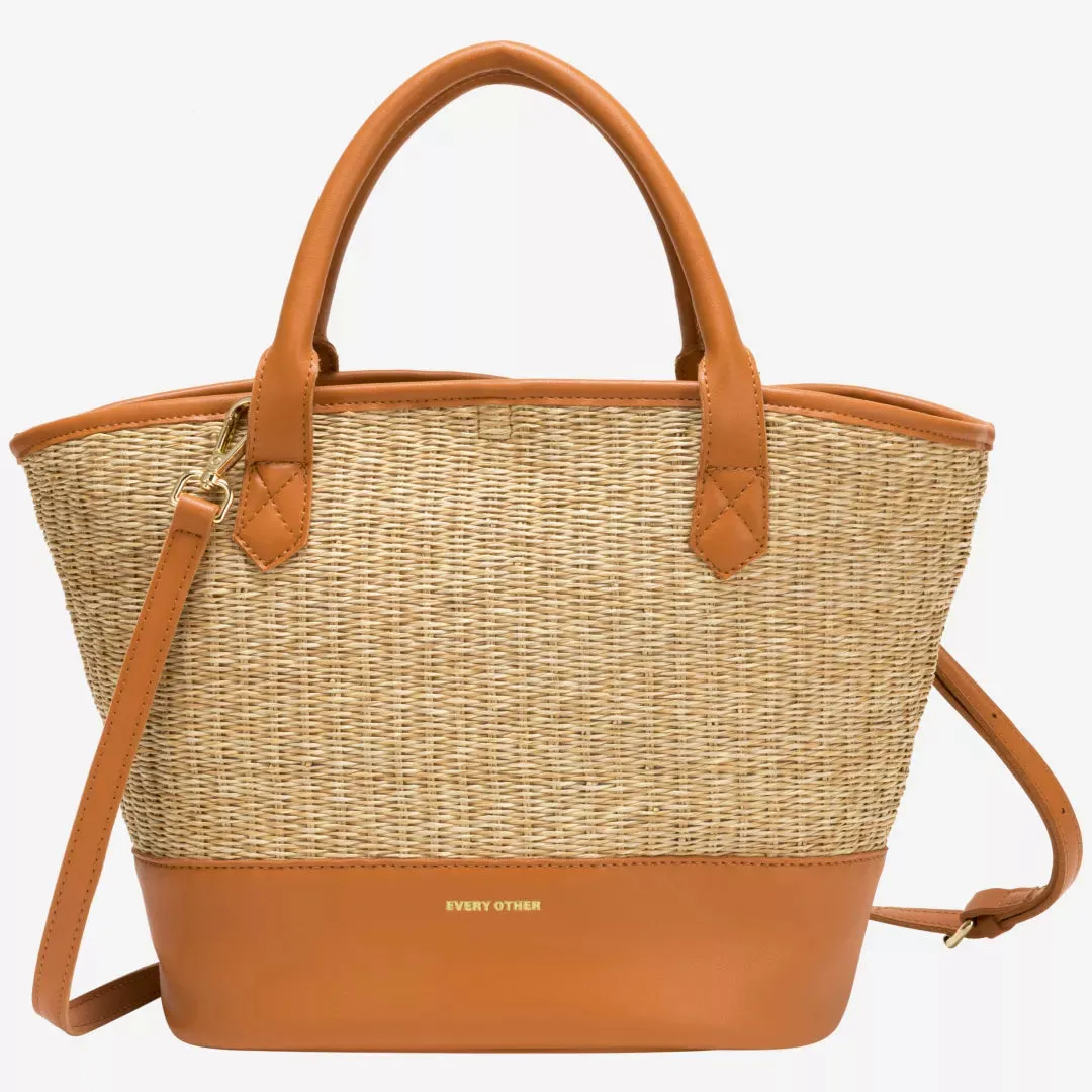 Soleil Rattan Bag - Tan