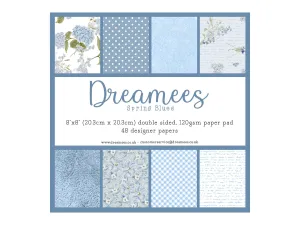 Spring Blues 8x8 Paper Pad