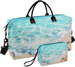 Starfish Travel Duffle Bag Gym Yoga Carry on Bags for Men Women Weekender Bag