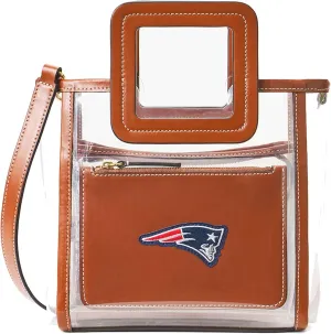 STAUD Women's New England Patriots Clear Mini Shirley Bag