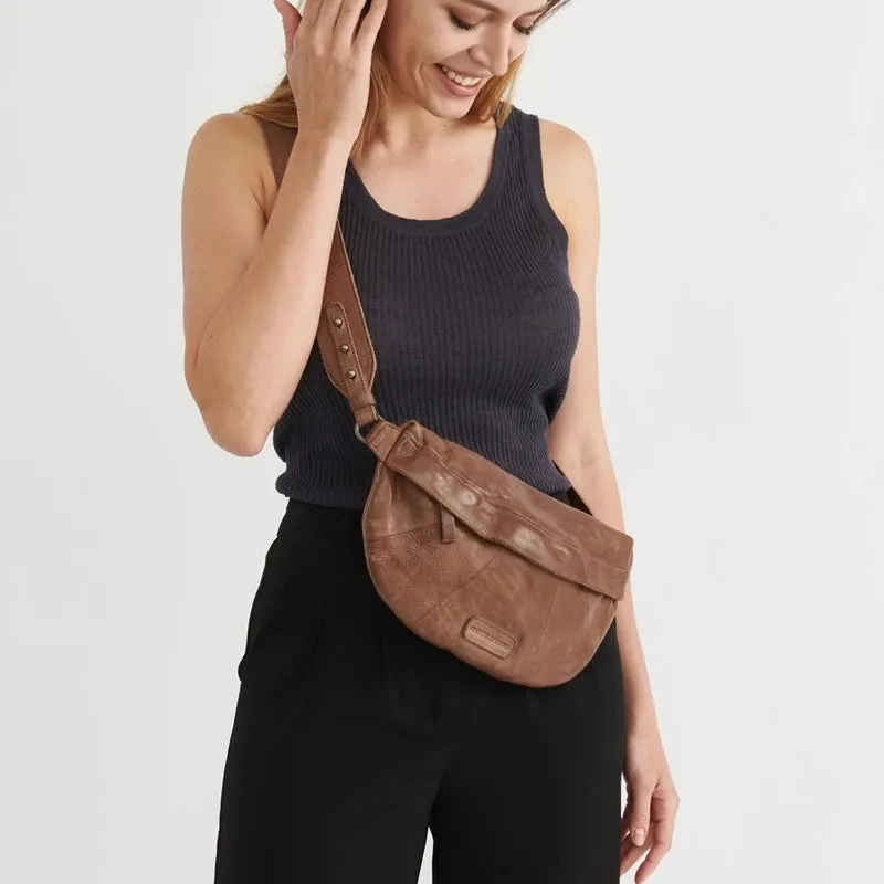 Stitch & Hide - St Kilda Sling Bag - Taupe