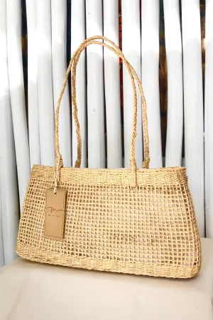 Straw Mesh Shoulder Bag