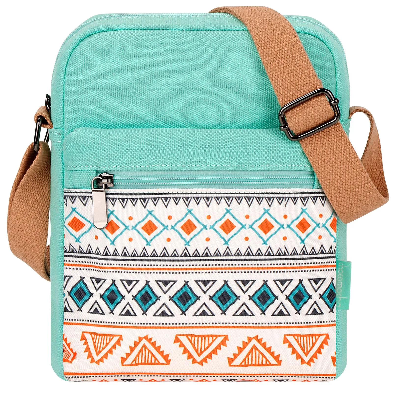 Stripe Orange Crossbody Purse