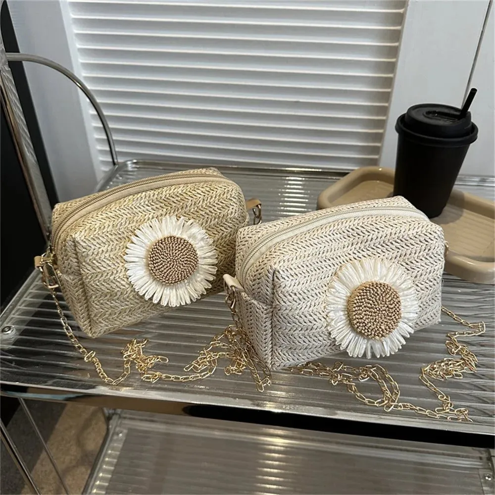 Stylish Rattan Woven Straw Handbag for Summer