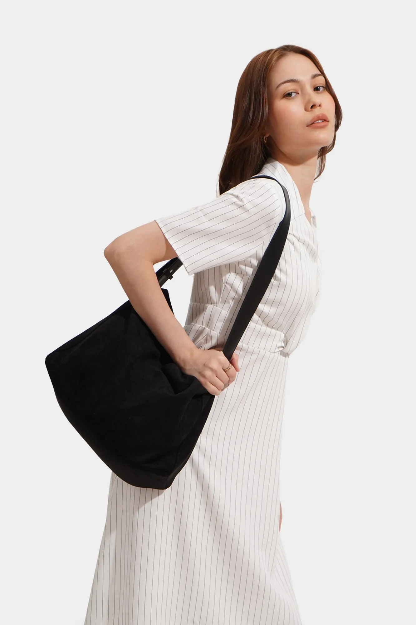 Suede Shoulder Bag