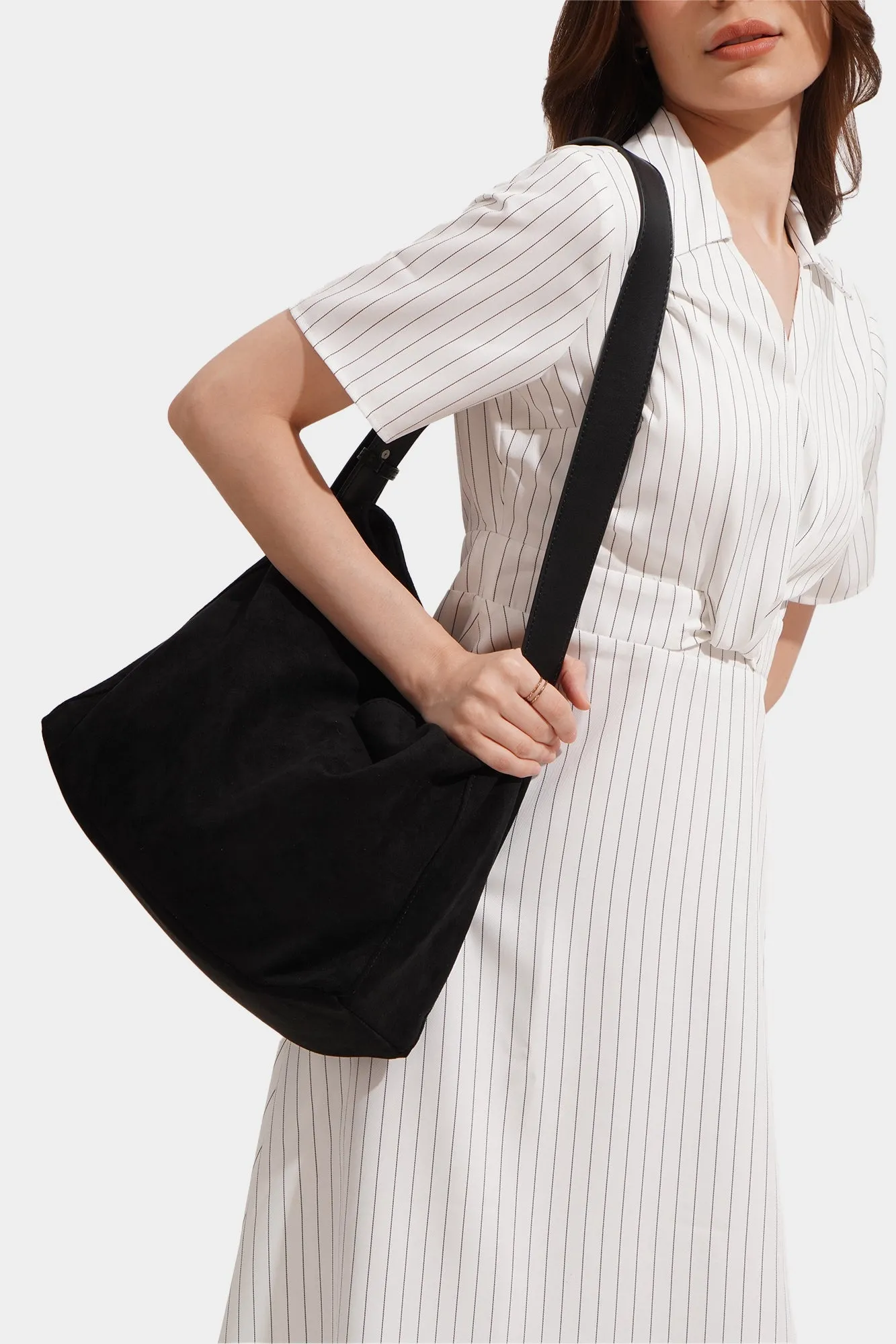 Suede Shoulder Bag