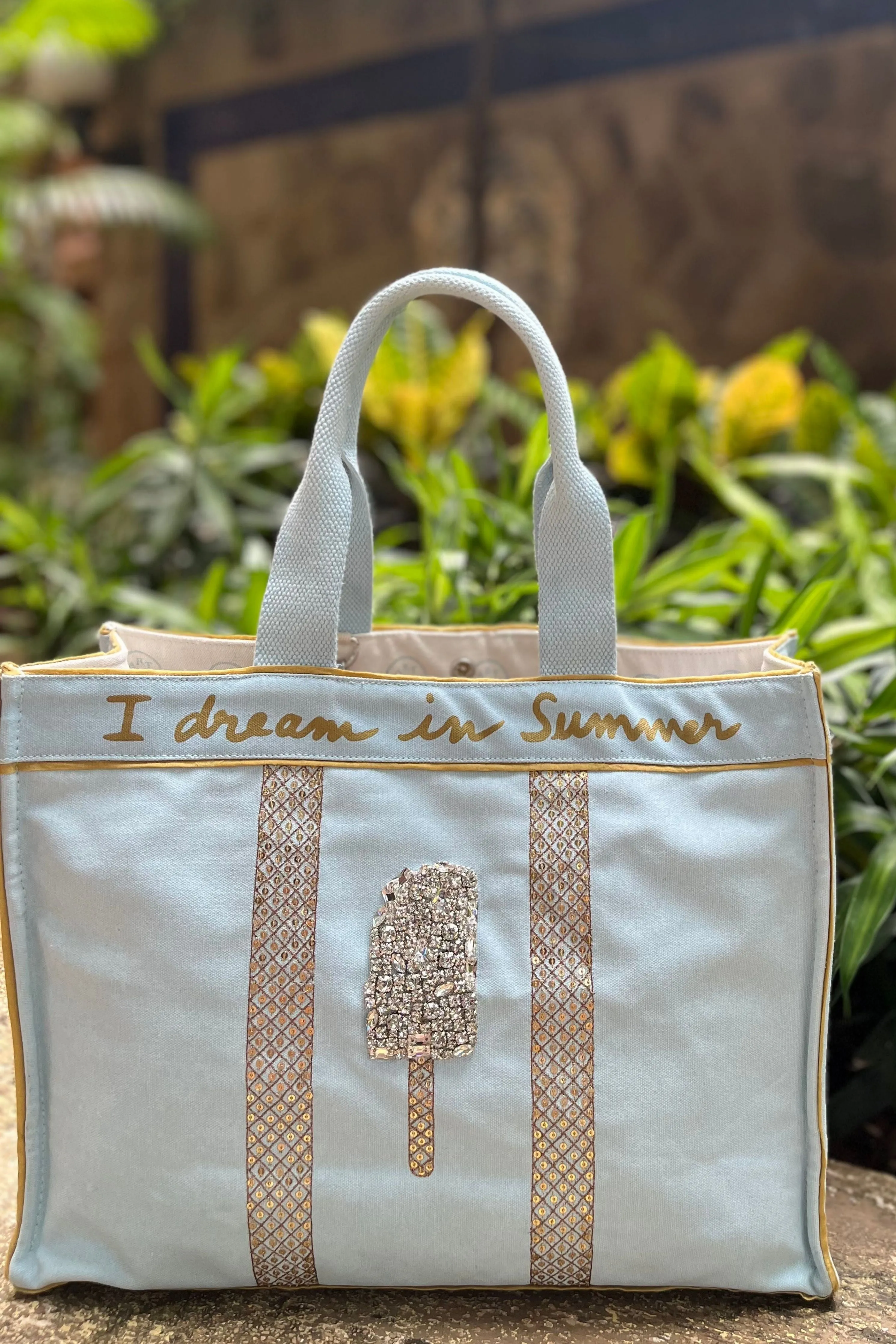 Summer Duo in Icy Blue Bag