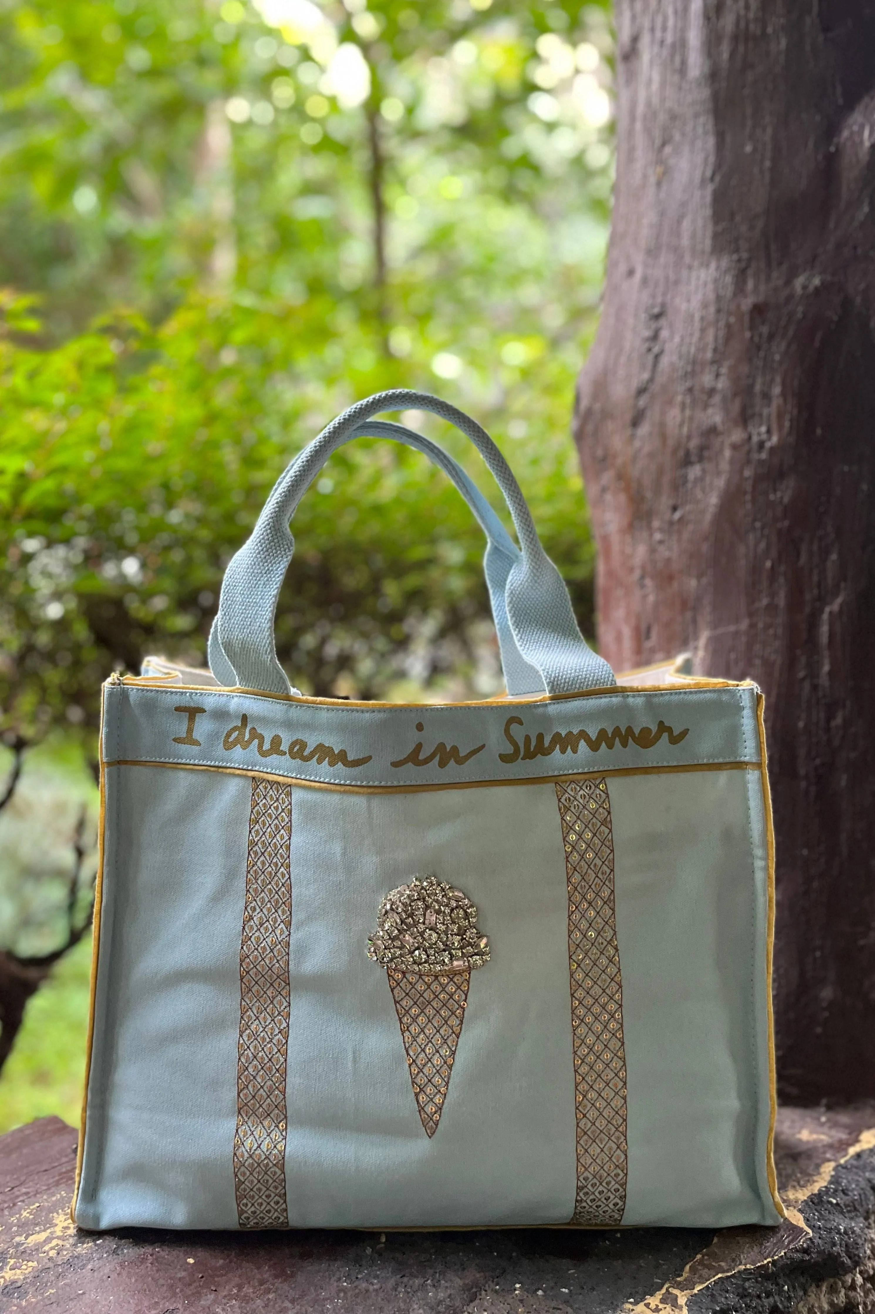 Summer Duo in Icy Blue Bag