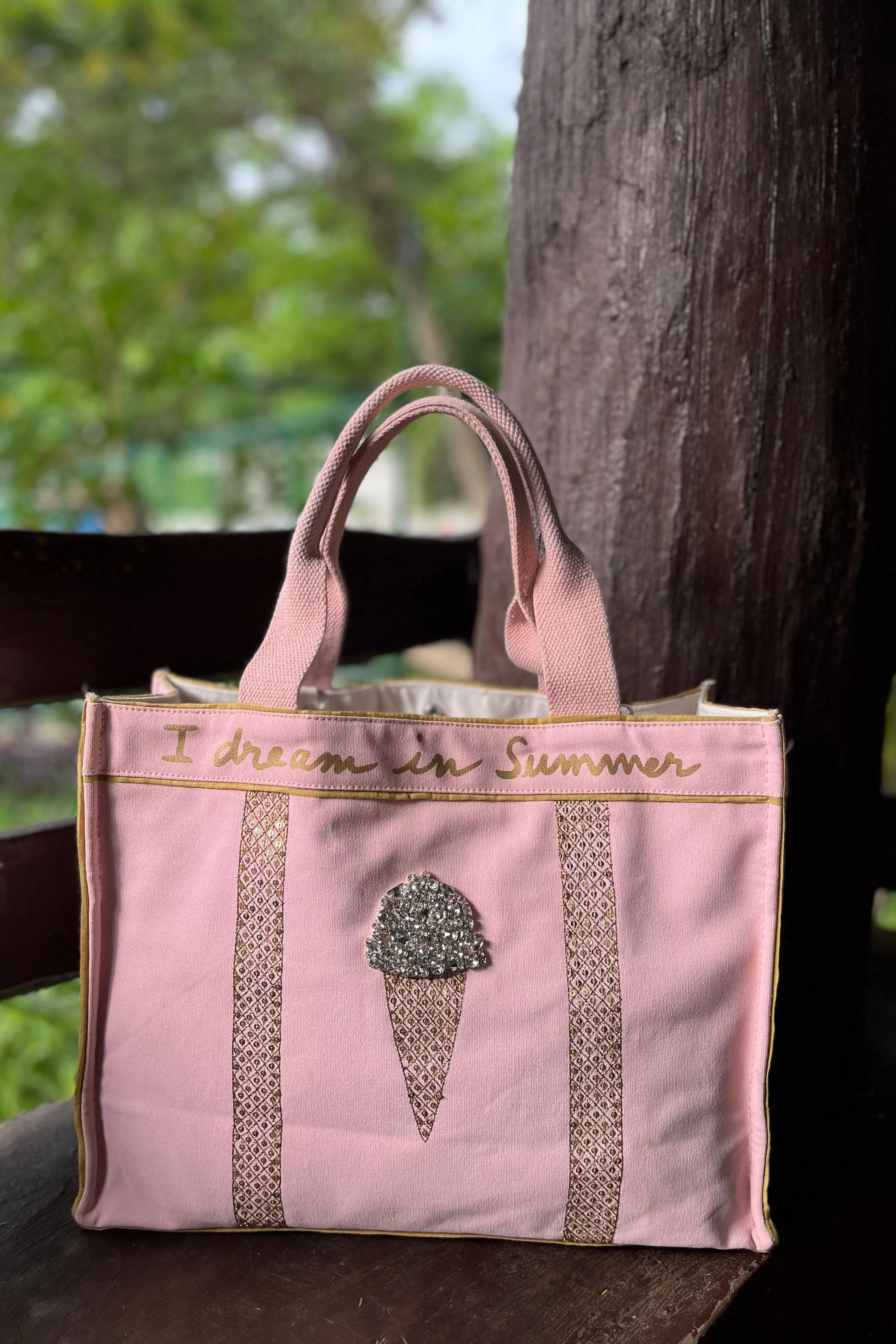 Summer Duo in Strawberry Pink Bag