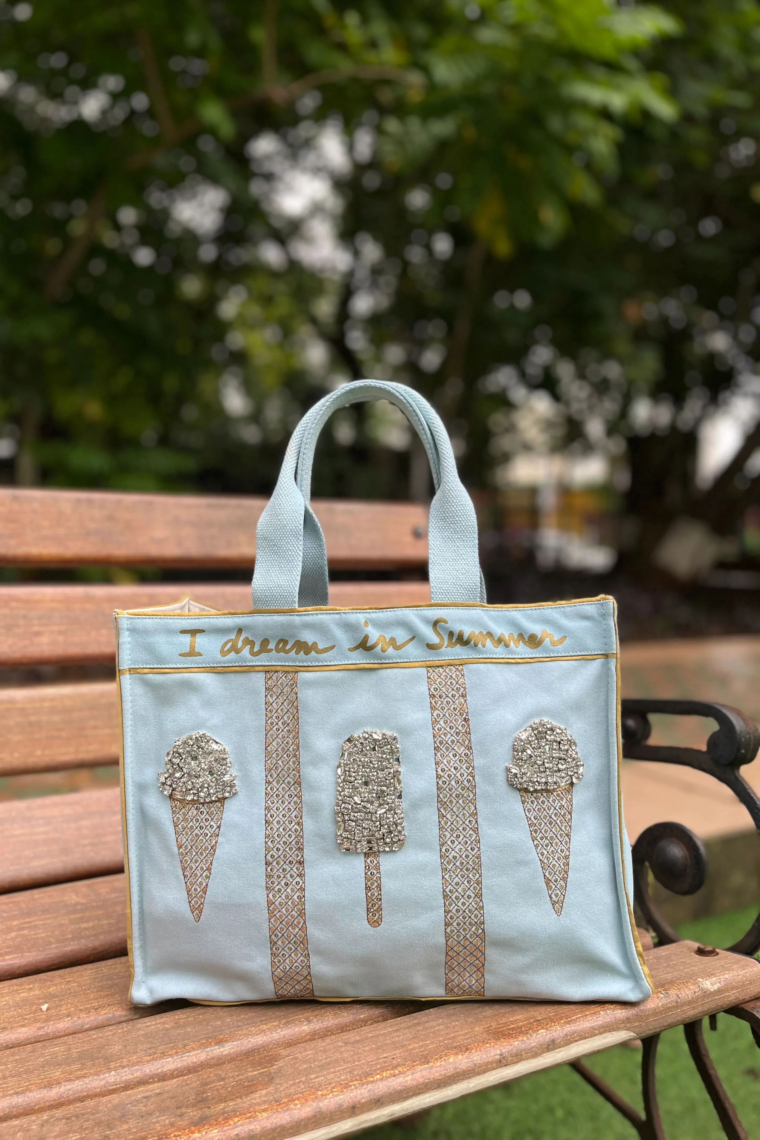 Summer Trio in Icy Blue Bag