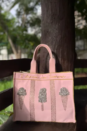 Summer Trio in Strawberry Pink Bag