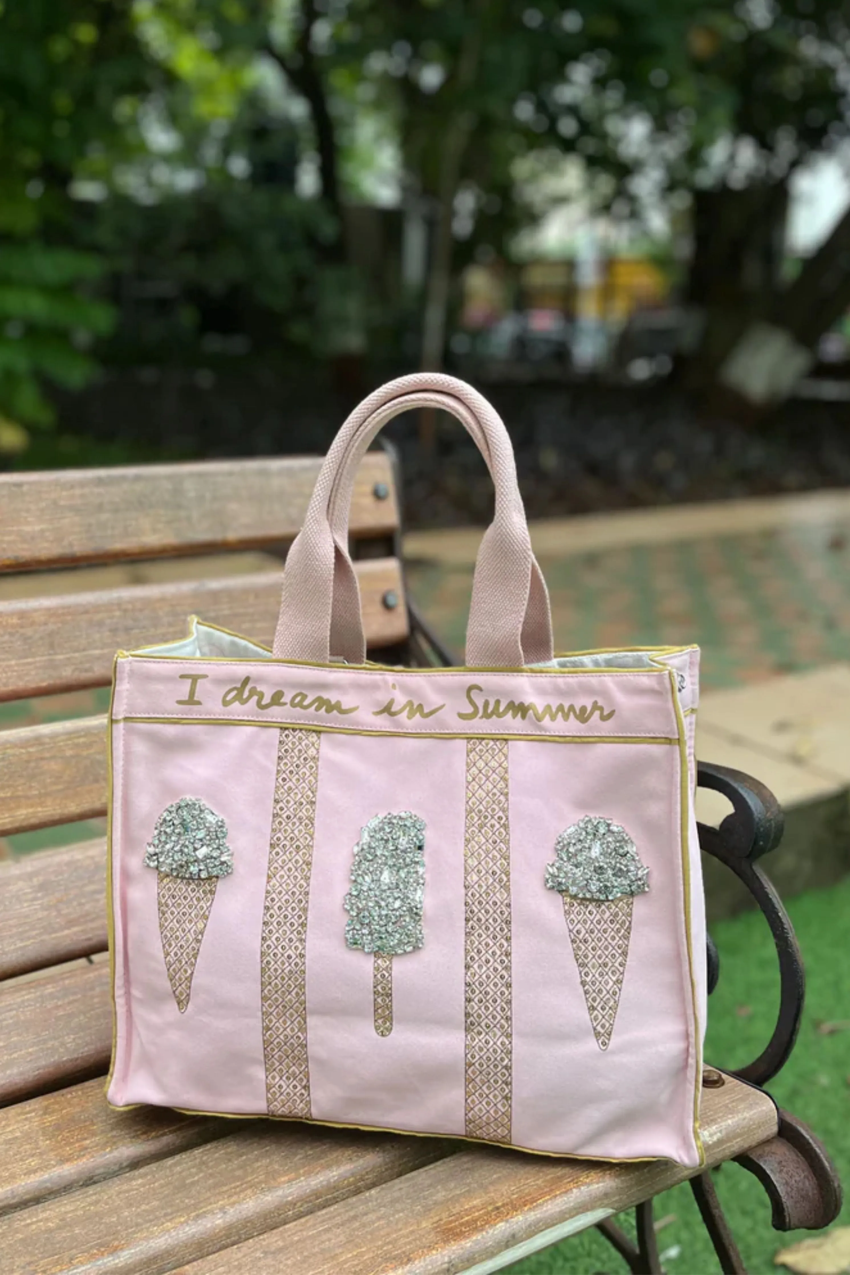 Summer Trio in Strawberry Pink Bag