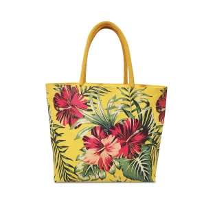 SUN-KISSED BLOOMS: HIBISCUS CARRYALL