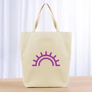 Sun Rays Tote Bag - purple