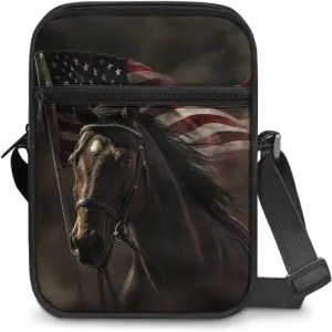 Suobstales Crossbody Bag for Women Men, Small Sling Pack Handbag for Work Business, Lightweight Messenger Shoulder Travel Bag