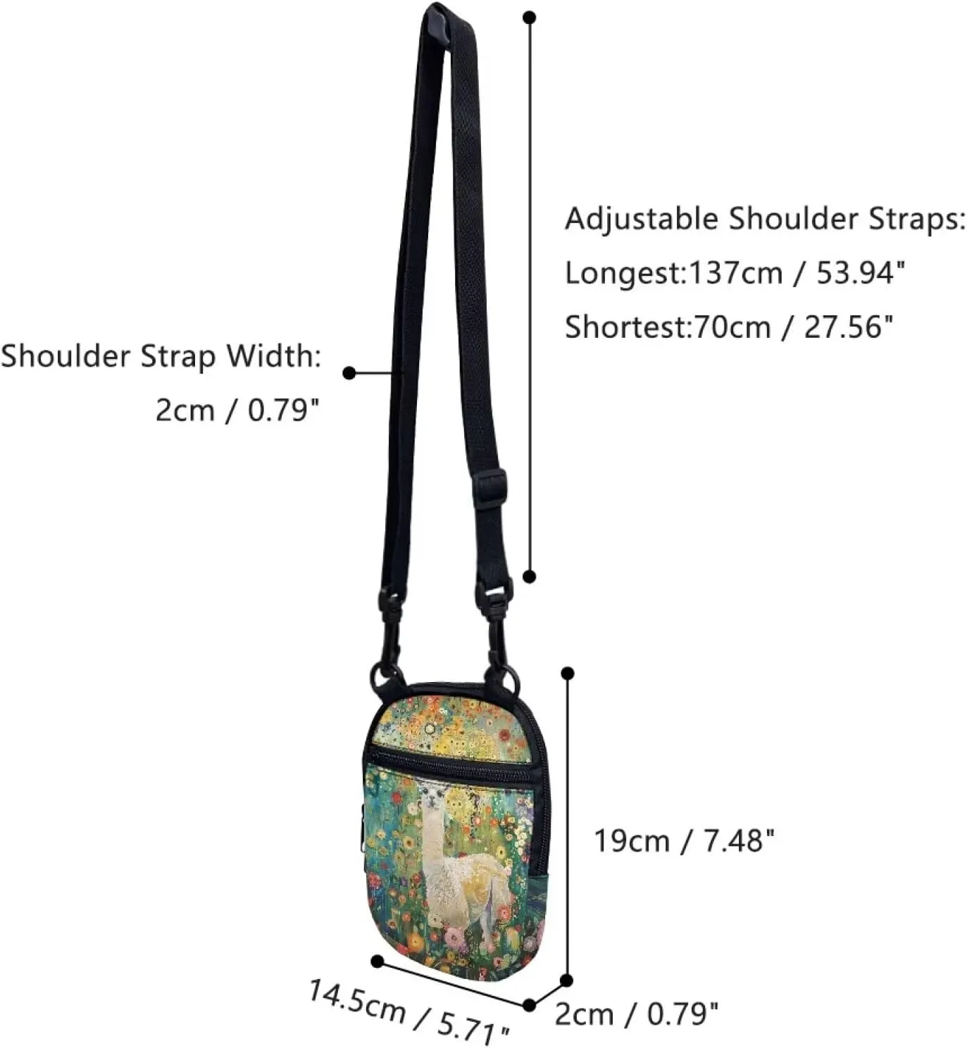 Suobstales Small Crossbody Bags for Men Casual Shoulder Bag Chest Bag Youth Messenger Bag Purses and Bags