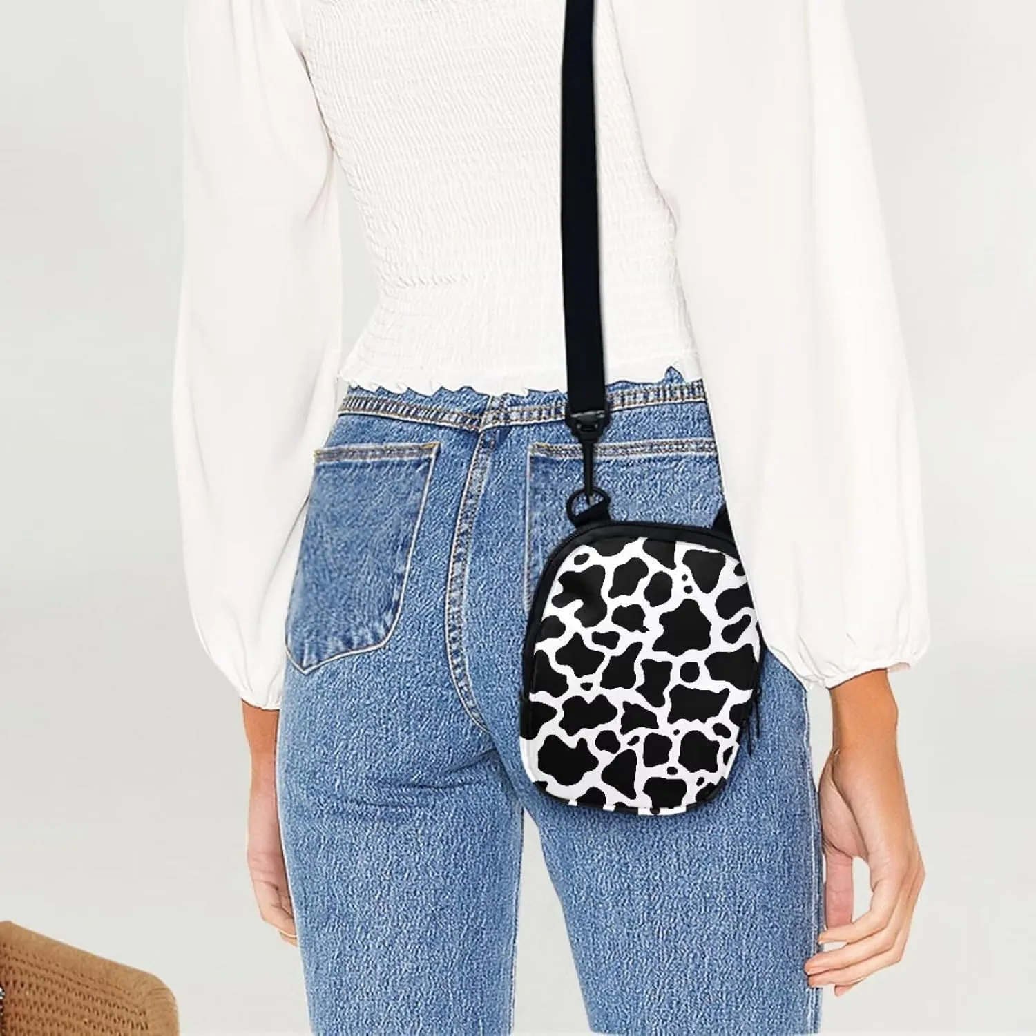 Suobstales Women Messenger Bag Mini Cross-Body Cell Phone Purse Shoulder Strap Wallet Pouch Bag Girls Crossbody Bag