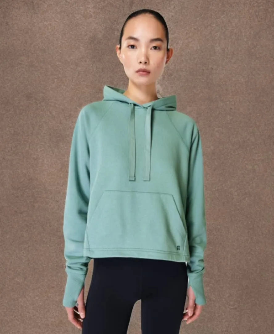 Sweaty Betty Women's Revive Lounge Cropped Hoodie Sweatshirt
