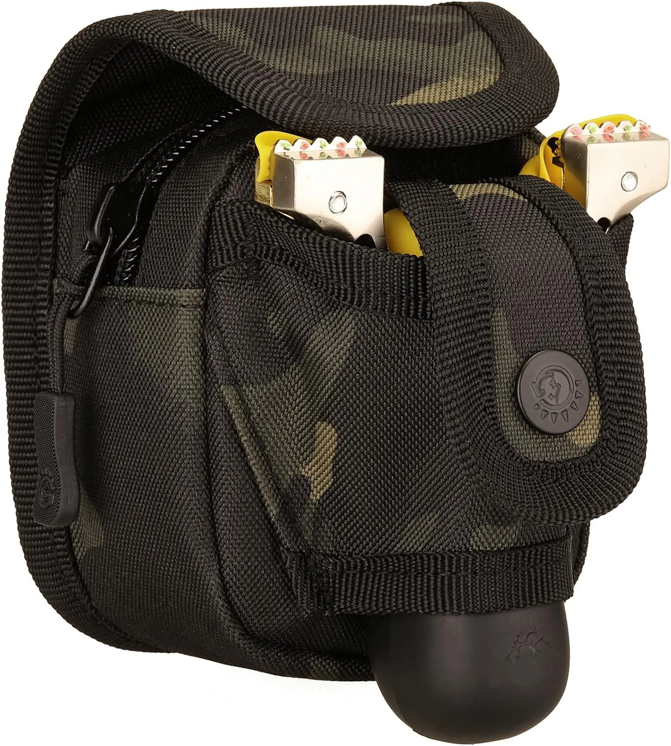 Tactical Slingshot Balls Pouch, MOLLE Attached Storage Waist Bag Military Utility Gadget Gear Pack for Outdoor Sport Traveling
